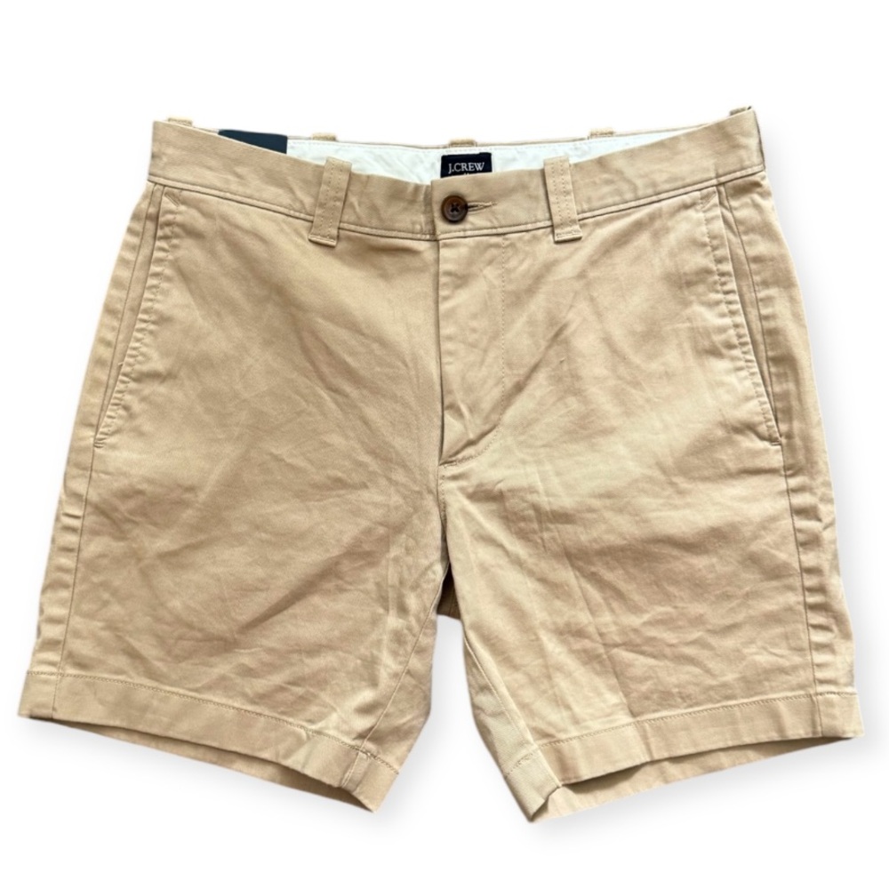 J Crew Men's Size 29 7" Inseam Khaki Shorts NWT